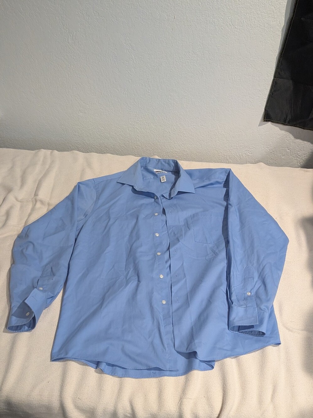 Van Heusen Light Blue Men's Dress Shirt - Button-Up